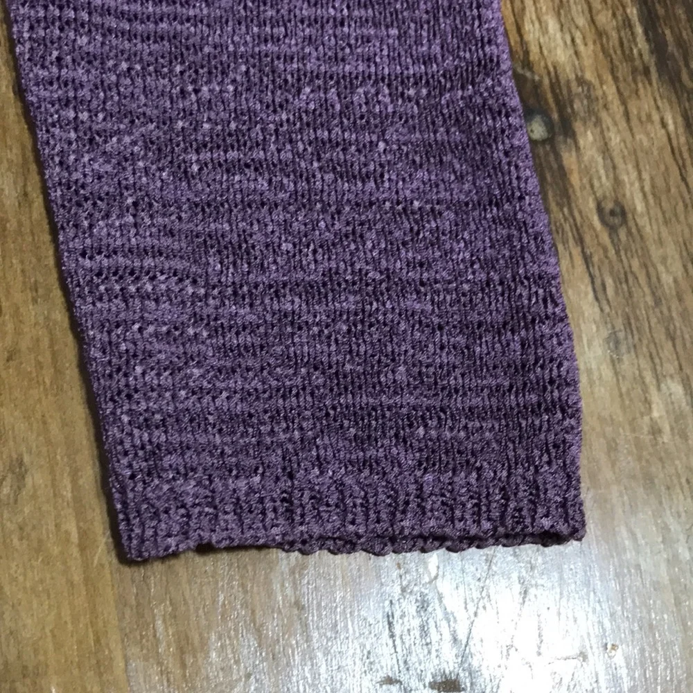 NWOT Lucia Burns Purple Cardigan - Picture 3 of 5